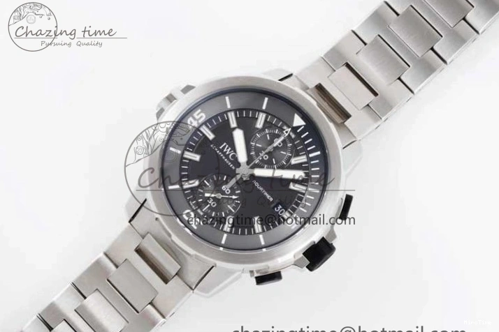 MIROTIME 0509 EasyCare Aquatimer Chrono SS V6SF 1:1 Best Edition Gray Dial on SS Bracelet A 7035